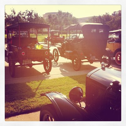 Photo: Model T cars @bushlibrary http://instagr.am/p/QZ68jrI1WD/