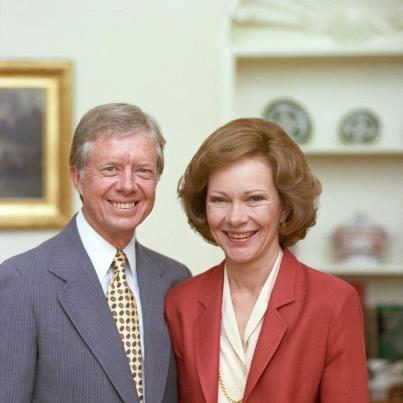 Photo: Happy Birthday to the 39th President of the United States James Earl Carter who was born on October 1, 1924. President Carter served in office from 1977-1981. and was the recipient of the 2002 Nobel Peace Prize, the only U.S. President to have received the Prize after leaving office. Before he became President, Carter served as a U.S. Naval officer, was a peanut farmer, served two terms as a Georgia State Senator and one as Governor of Georgia (1971–1975) This photograph of President Carter and his wife Rosalynn was taken in 1980 at the White House. Thank you to our colleagues at the Carter Library for this wonderful picture.