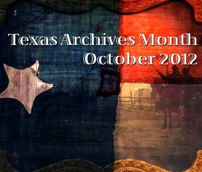 Photo: October is Archives Month!

In Texas, the theme  is "Preserving Texas' Civil War Records" in commemoration of the war's sesquicentennial and in recognition of the multitude of records throughout Texas that tell of the struggles of people who lived through the most defining event of the 19th century.

With support from the NHPRC, Texas joins archival repositories across the nation to celebrate Archives Month and promote the preservation of our country's documentary heritage. Archives Month in Texas aims to celebrate the value of Texas' historical records, to publicize the many ways these records enrich our lives, to recognize those who maintain our communities' historical records, and to increase public awareness of the importance of preserving historical treasures and making them available for use by present and future generations.

For a list of events in the Lone Star State, go to https://www.tsl.state.tx.us/arc/thrab/archivesmonth.html.