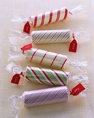 Creative Wrapping with a Toilet Paper Roll, Wrapping Paper, and Cellophane.