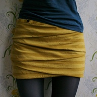 DIY Folded Skirt