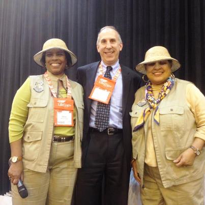 Photo: Deputy Assistant Secretary James Petit with Grannies on Safari at the AARP Life @ 50 event.