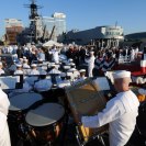 Photo: 121012-N-ZO696-102

The U.S. Fleet Forces Band plays during the 237th Navy birthday celebration on board the Battleship Wisconsin Oct 12.