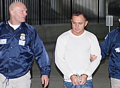Photo: 10/12/2012: U.S. Immigration and Customs Enforcement's (ICE) Enforcement and Removal Operations officers turned over a Macedonian national, wanted in his home country for a 2004 armed robbery and aggravated theft conviction, to Macedonian law enforcement authorities