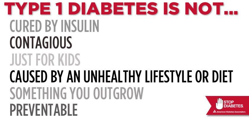 Photo: Time for another Fact Check Friday, when we debunk common myths about diabetes. Please share these eye-opening facts with everyone you know! To learn more about type 1 diabetes, visit http://bit.ly/UFJO1k.