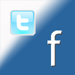 Twitter and Facebook logo
