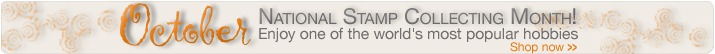 October National Stamp Collecting Month! Enjoy one of the world's most popular hobbies Shop now