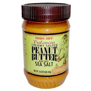 TJs Creamy Salted Valencia Peanut Butter Label