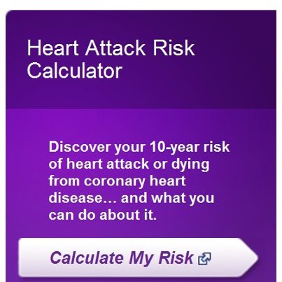 Photo: No one wants to be surprised by a heart attack. Thanks to our partners at American Heart Association you can simply plug your numbers into this handy tool to predict your chances of having a heart attack in the next 10 years. http://millionhearts.hhs.gov/resources/tools.html