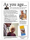 As you age . . .print public service announcement