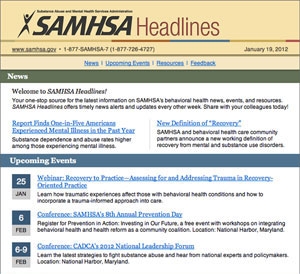 Image of SAMHSA Headlines