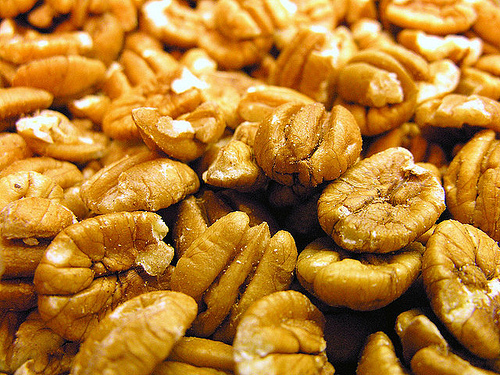 Georgia Pecans. Heart-healthy pecans are the focus of a project in Georgia to help educate health-conscious consumers on the nutritional values of tree nuts.  Photo by Judy Baxter.