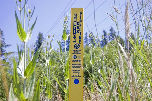 Puget Sound pipeline marker