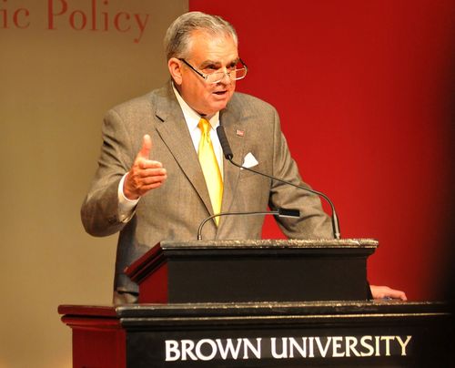 Making a point at Brown