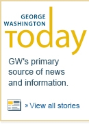 GW Today Logo - GW's primary source of news and information