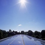 Solar Panels with Sun