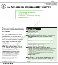 2012 America Community Survey form