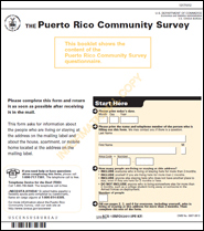 2012 Puerto Rico Community Survey form