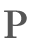 Subheader: Letter P