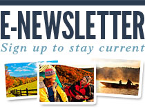 Sign up for a free WV Tourism e-newsletter