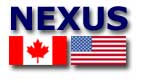 NEXUS logo with Canadian and U.S. Flags