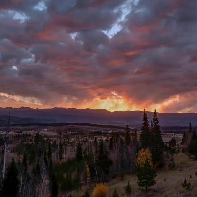 Photo: Gorgeous photo of a sunrise over Snow Mountain Ranch, taken by Phil Frigon during his vacation.  Phil, thank you for sharing!