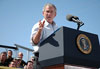 President George W. Bush addresses border protection issues during a visit to Yuma, Ariz.