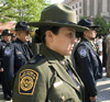 CBP Officers pay tribute to fellow fallen officers during a Law Enforcement memorial service in Washington D.C.
