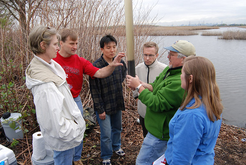 College graduates, such as these Rutgers University soil science students, can expect to see an increase in the number of job opportunities available in the next five years.