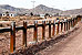 Example of post-on-rail vehicle fence in El Paso Sector