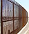 Example of steel mesh fence in El Paso Sector