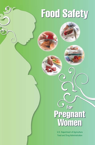 Cover of the booklet for Food Safety for Pregnant Women