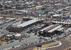 An aerial view of the port of entry at Douglas, Ariz.