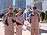 CBP Miami aircrew members pose in front of the AS-350 helicopter at the “New Year, New career” job fair. 