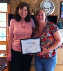OCC Director Shannon Rudisill and Tenderheart ChildCare and Preschool Founder Angie Hogan