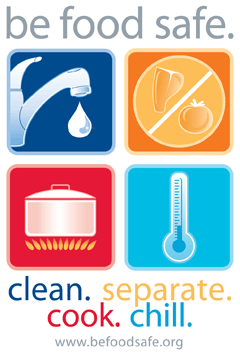 Be Food Safe. Clean. Separate. Cook. Chill. www.befoodsafe.org