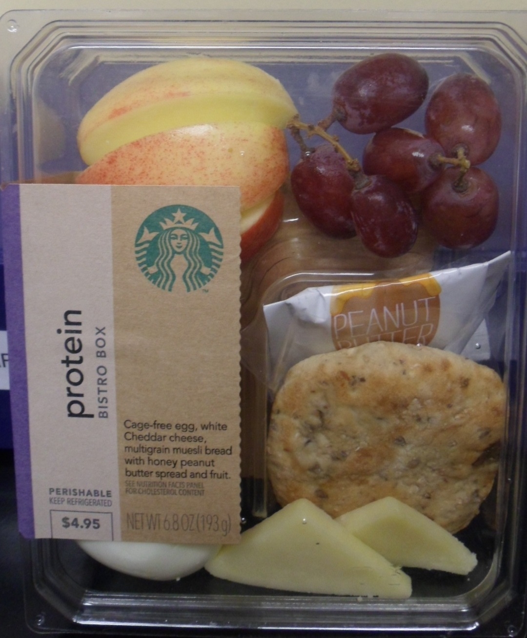 flying food starbucks protein bistro box container