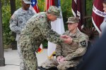 The nation's second highest ranking military officer honored two wounded warriors...