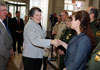 Secretary Napolitano greets CBP employees.
