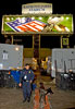 A CBP canine unit conducts an outdoor sweep of Raymond James Stadium which hosted Super Bowl XLIII in Tampa, Fla.