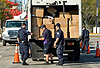 Customs and Border Protection officers inspect all vehicles and cargo entering the Super Bowl venue in Tampa, Fla.