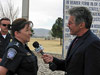 U.S. Customs and Border Protection El Paso Director of Field Operations Ana Hinojosa is interviewed by Fox News Channel’s Geraldo Rivera at the Bridge of the Americas international crossing in El Paso, Texas on March 6, 2009. DFO Hinojosa discussed CBP’s port of entry response to ongoing drug war violence in the neighboring city of Juarez, Mexico with Rivera.