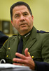 CBP Border Patrol Chief David Aguilar responds to a question in Washington D.C. at a hearing on the status of the Secure Border Initiative before members of Congress.