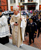 The Most Reverend Donald W. Wuerl, Archbishop of Washington D.C. presides over the Law Enforcement Blue Mass held at St. Patrick's Catholic Church in Washington D.C. attended by CBP officers and agents.