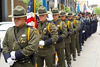 Honor Guard standby prior to the beginning of the Law Enforcement Blue Mass held at St. Patrick's Catholic Church in Washington D.C.