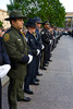 CBP officers and Border Patrol agents participate in this year’s candlelight vigil.