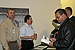 CBP employees in El Paso promote “New Year, New Career” campaign at job fair.