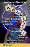 Poster: National Disability Employment Awareness Month - October 2011