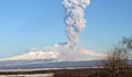 Ash plume from Sheveluch volcano (Courtesy of Yury Demyanchuk) 