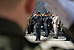 CBP personnel render a salute at the beginning of the Valor Memorial Wreath Laying Ceremony during National Police Week in Washington, D.C.